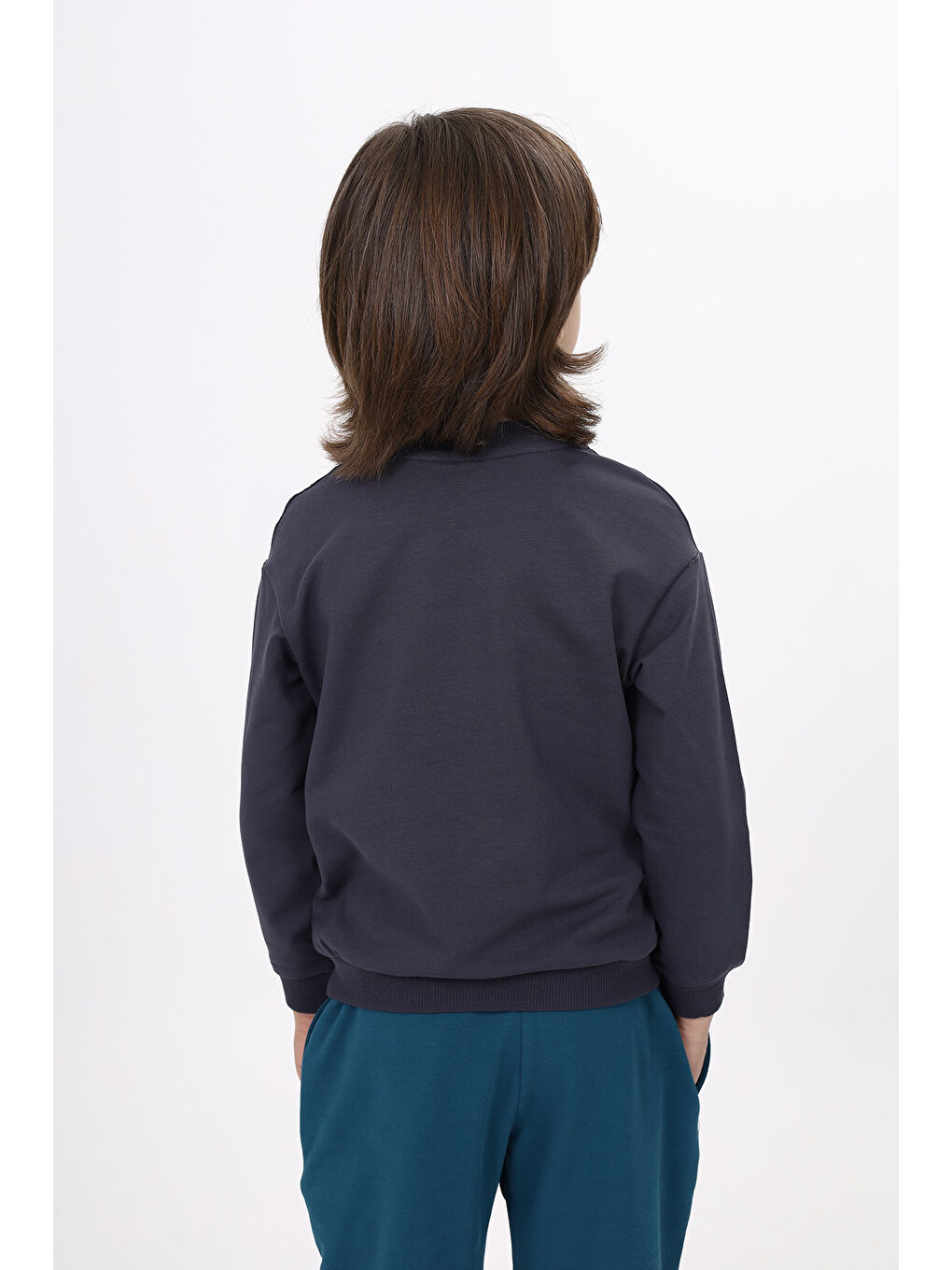 Toontoykids Gri Erkek Çocuk Baskılı Sweatshirt - 1