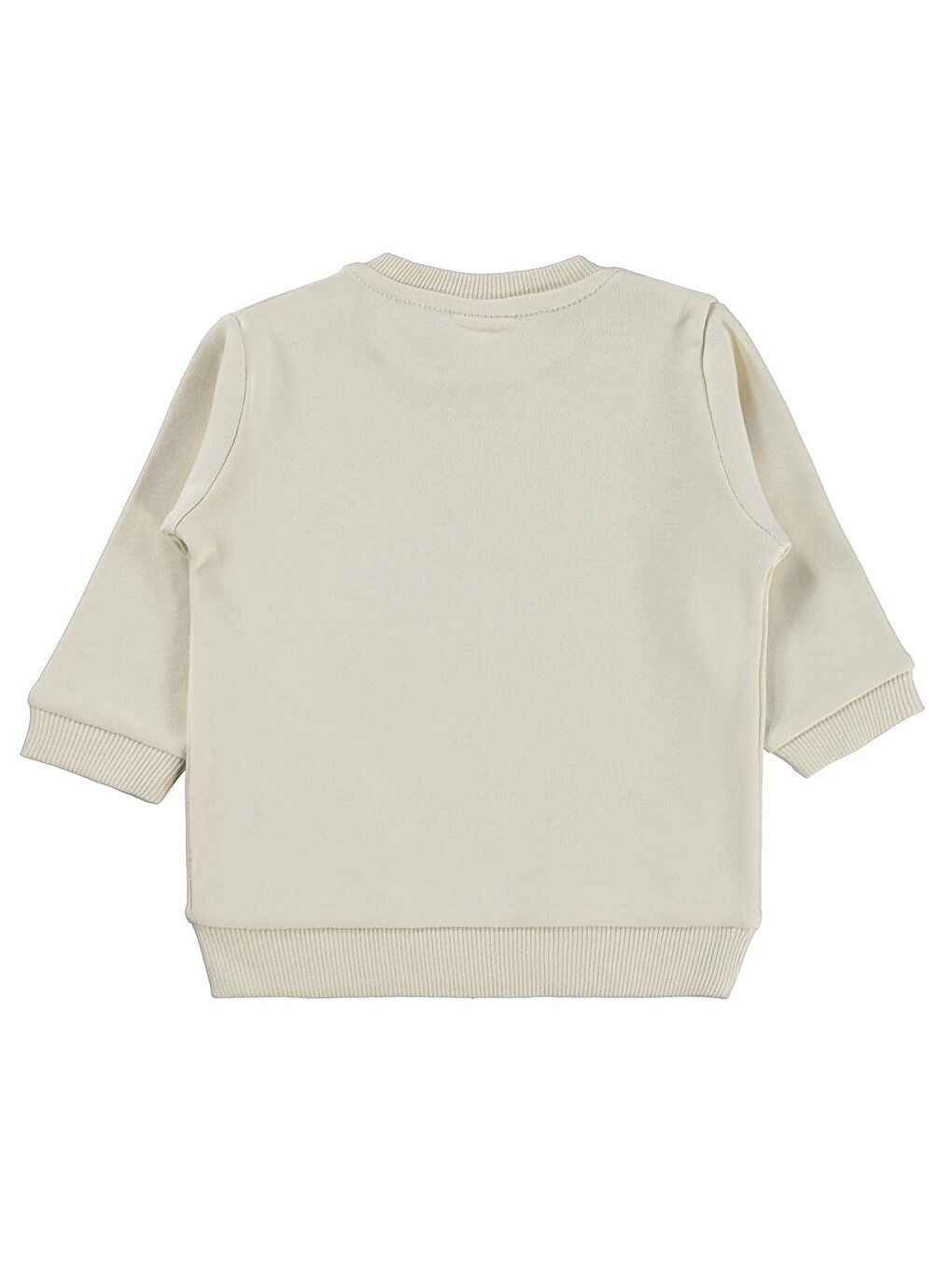 Bej Baby Give Me Yazı Baskılı 6-18 Ay Sweatshirt - Fil Dişi 18-24 Ay-1