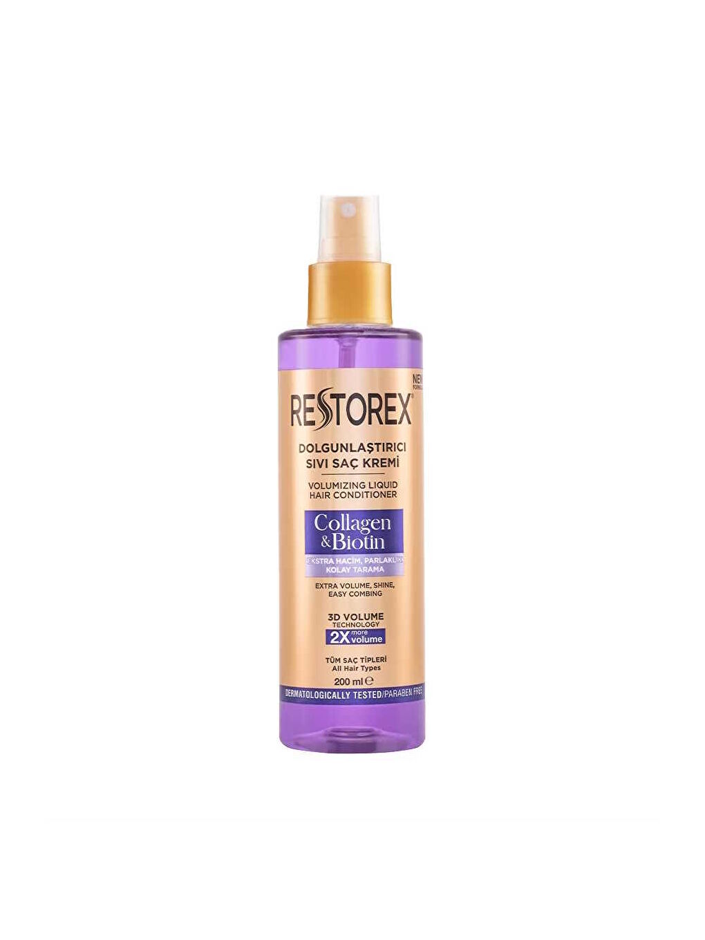 Restorex Collagen and Biotin Dolgunlaştırıcı Sıvı Saç Kremi 200ml