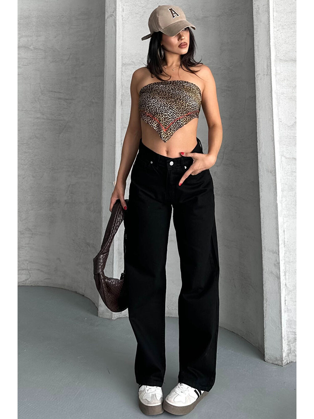 palazzo Pantolon Siyah - 27298-3