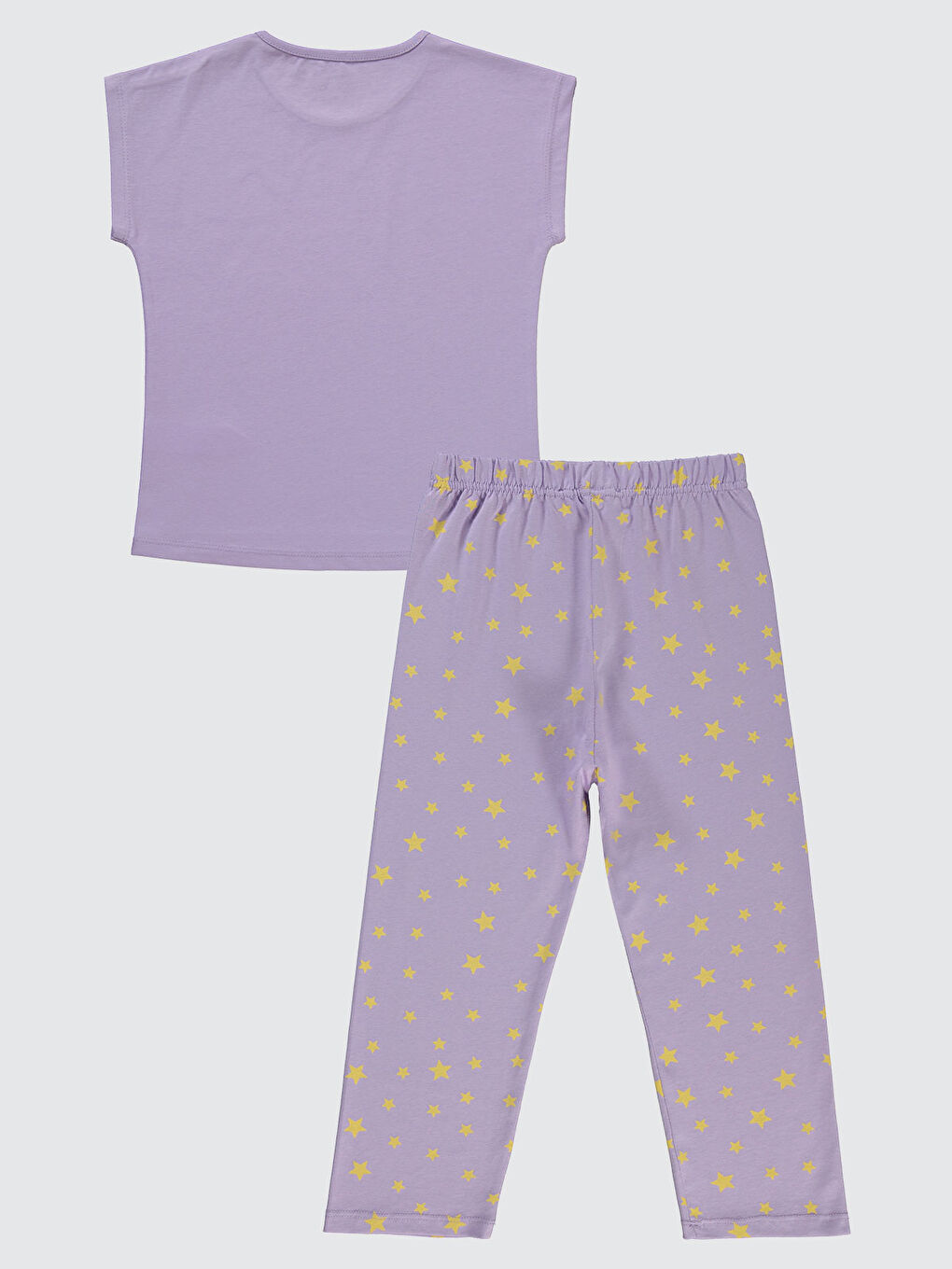 Mor Girls Kız Çocuk Pijama Takımı 6-9 Yaş Dijital Lavanta-1