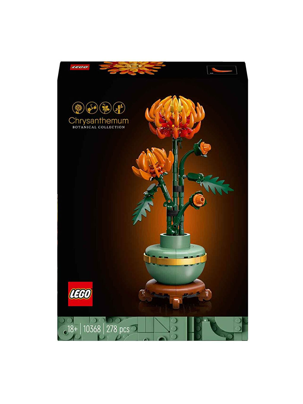 Icons Krizantem Dekoratif Çiçek Yapım Seti 10368-3