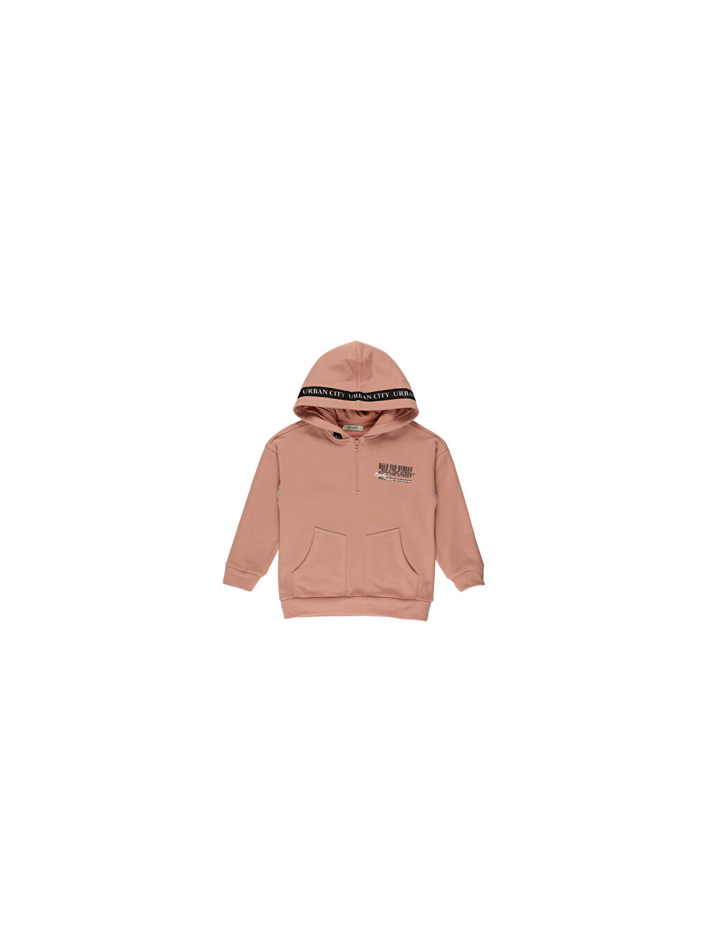 Panço Pembe Erkek Çocuk Kapüşonlu Sweatshirt - 8