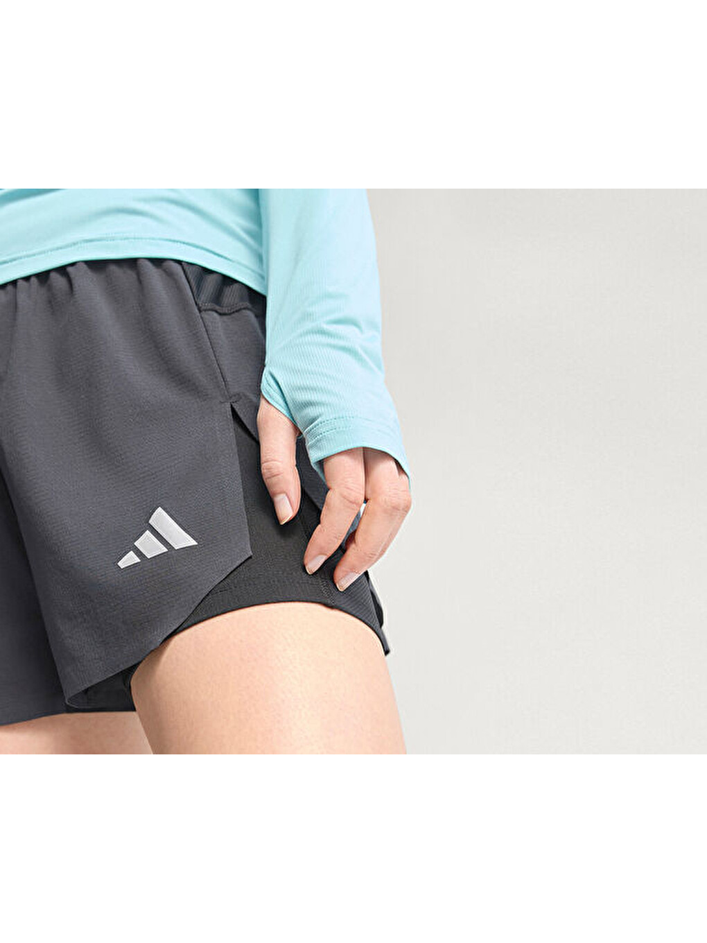 Adi365 Co Ls W Kadın Koşu Uzun Kollu Tişört Kb9919 Mavi-3