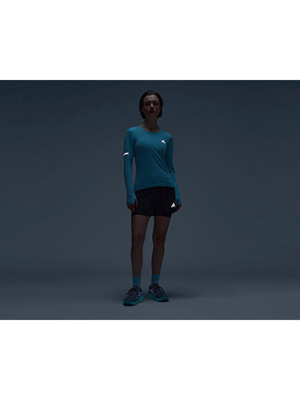 Adi365 Co Ls W Kadın Koşu Uzun Kollu Tişört Kb9919 Mavi-6