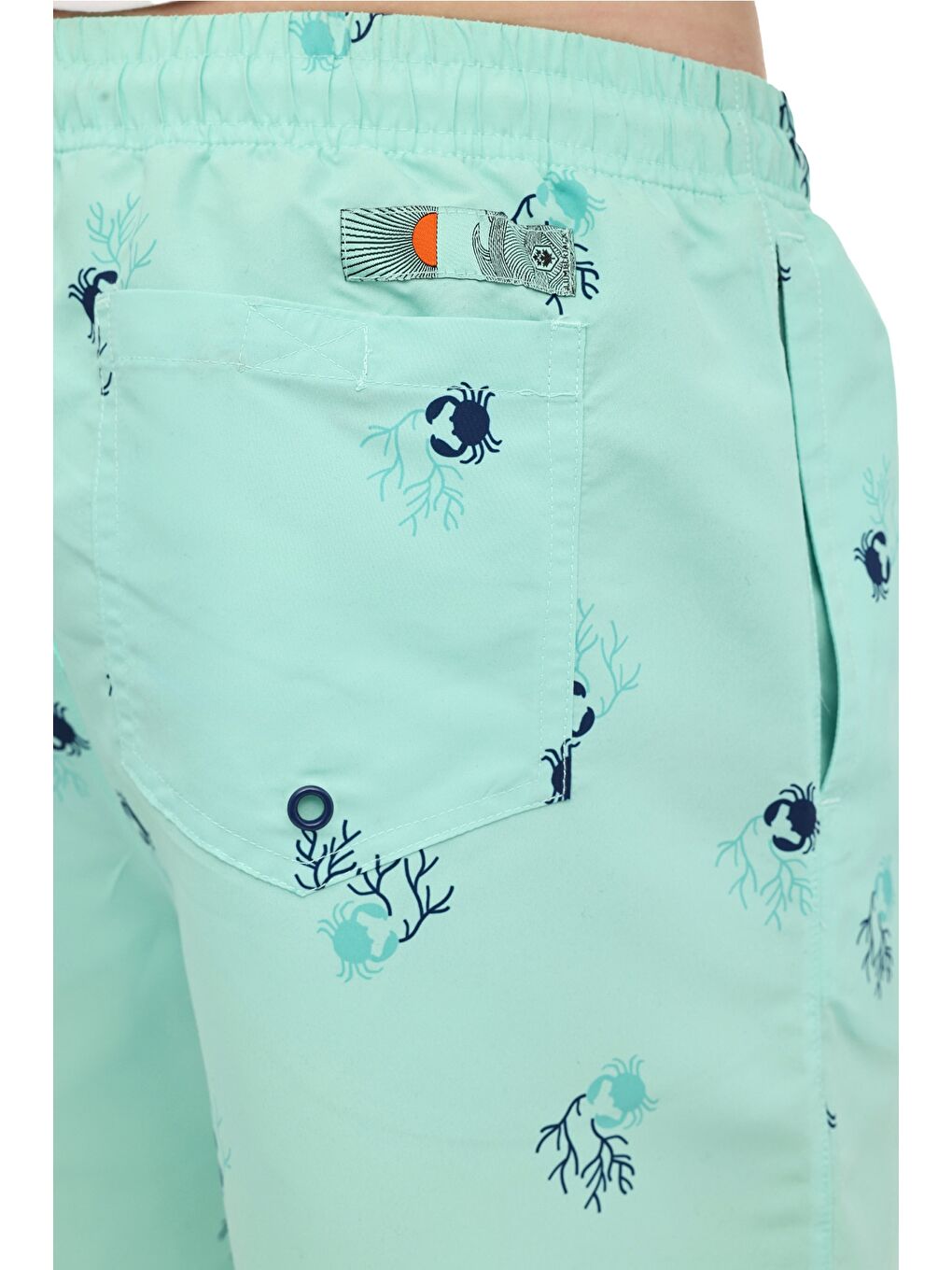 ML VISTORA 19HL-219 Yeşil Erkek Deniz Şortu-3