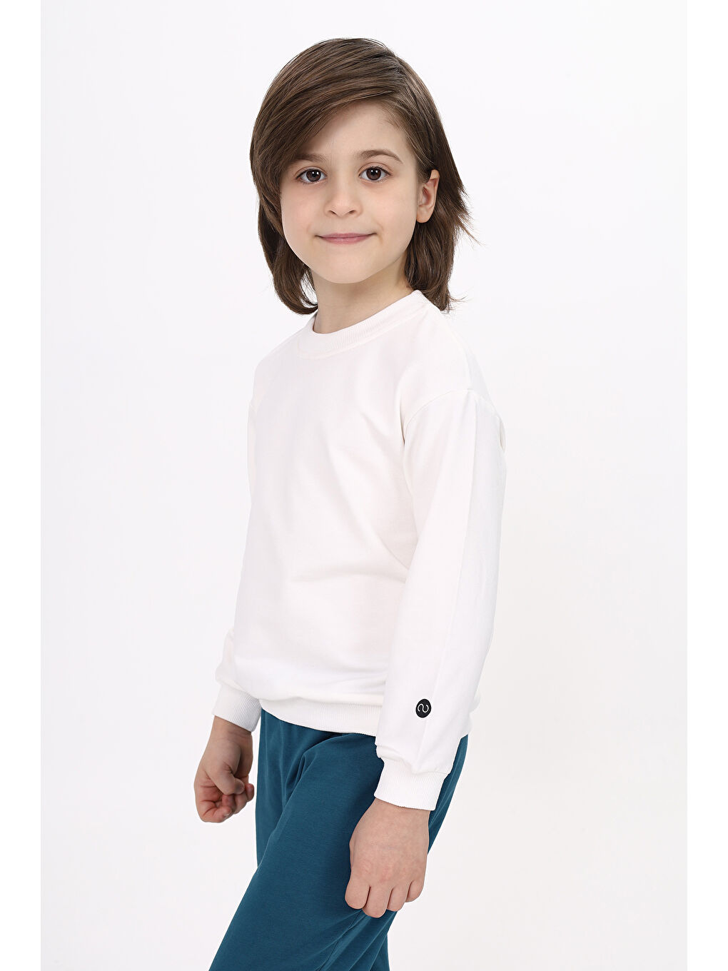 Toontoykids Ekru Erkek Çocuk Baskılı Sweatshirt - 1