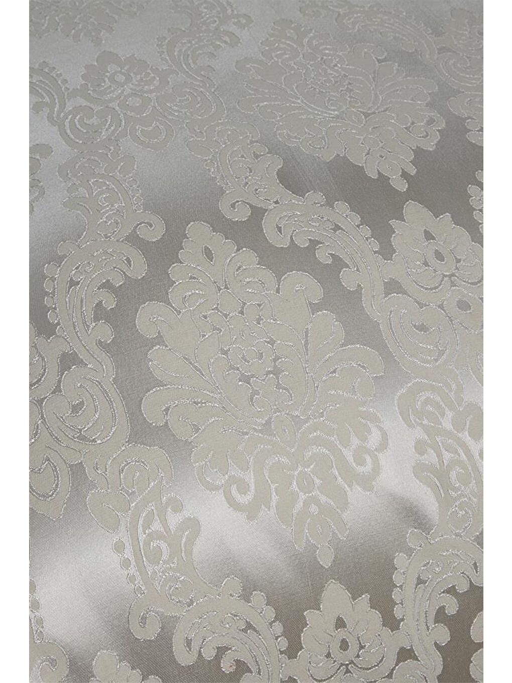 Karışık Toprak Jakarlı Şönil Yatak Örtüsü Gri-7