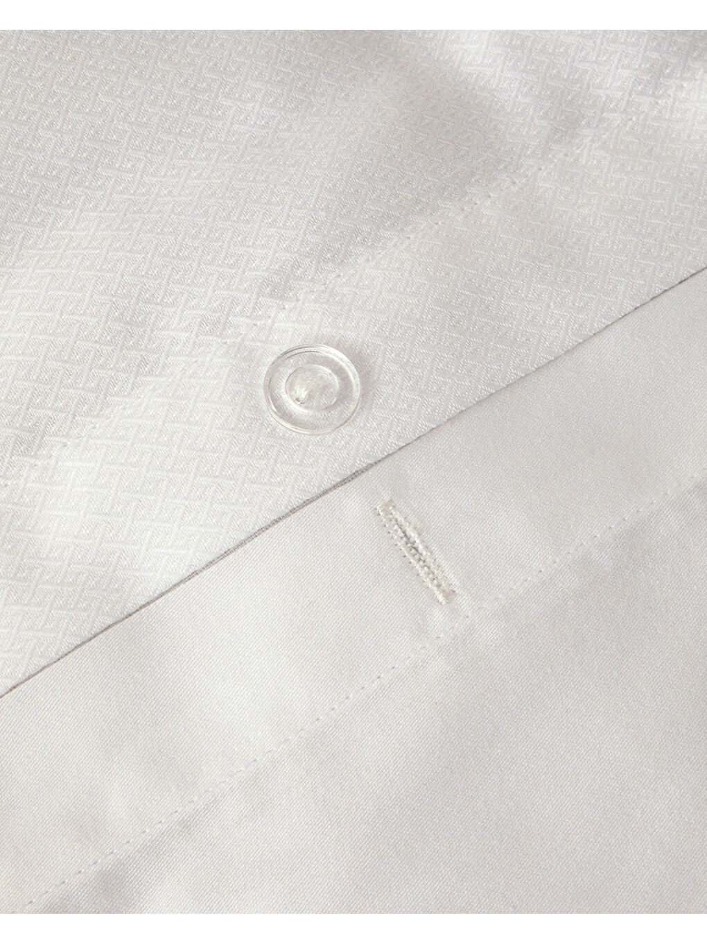 Kyle Pamuklu Biyeli King Size Nevresim Takımı 240x260 cm Beyaz-4