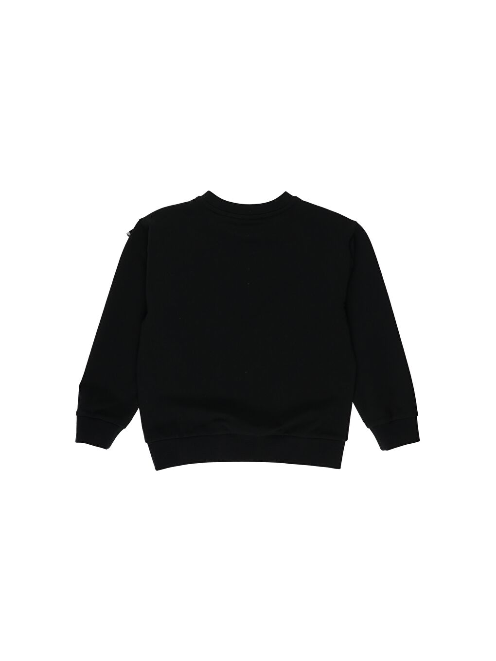 Panço Siyah Kız Çocuk Fırfırlı Sweatshirt - 5