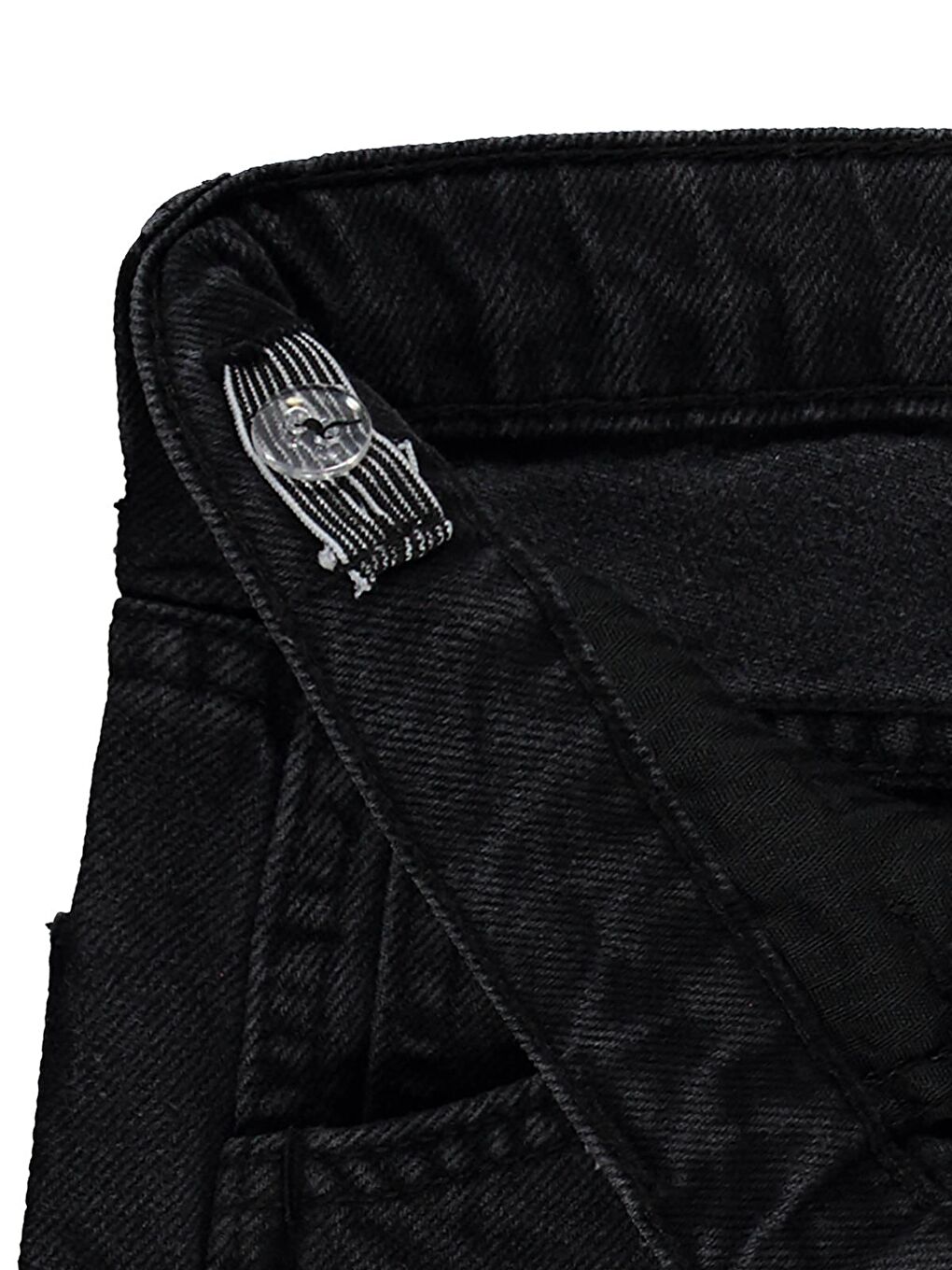 Boys Yan Cepli Baggy Kalıp 10-13 Yaş Pantolon Jean - Siyah 12-13 Yaş-2