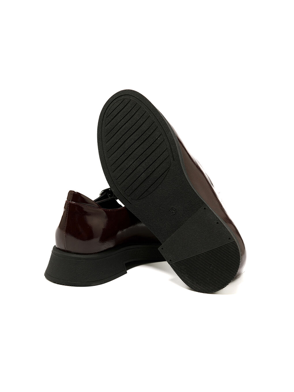 Kadın Sandalet RC-24Y-001-R33127 582-Bordo Rugan-4