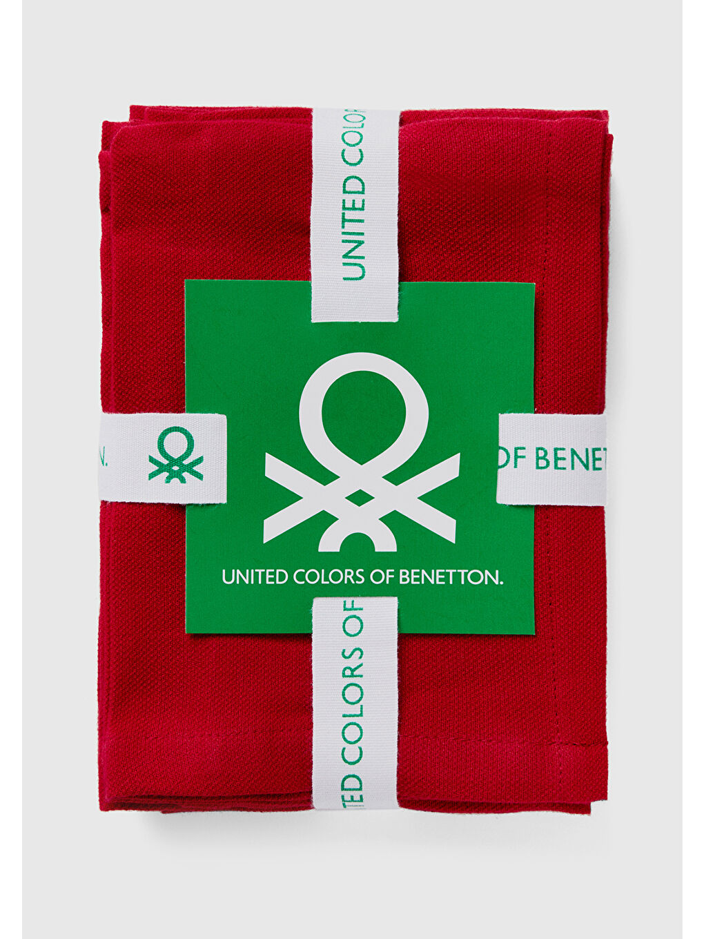 United Colors Of Benetton Unisex Kırmızı  100 Pamuk 4 lü Peçete 40x40