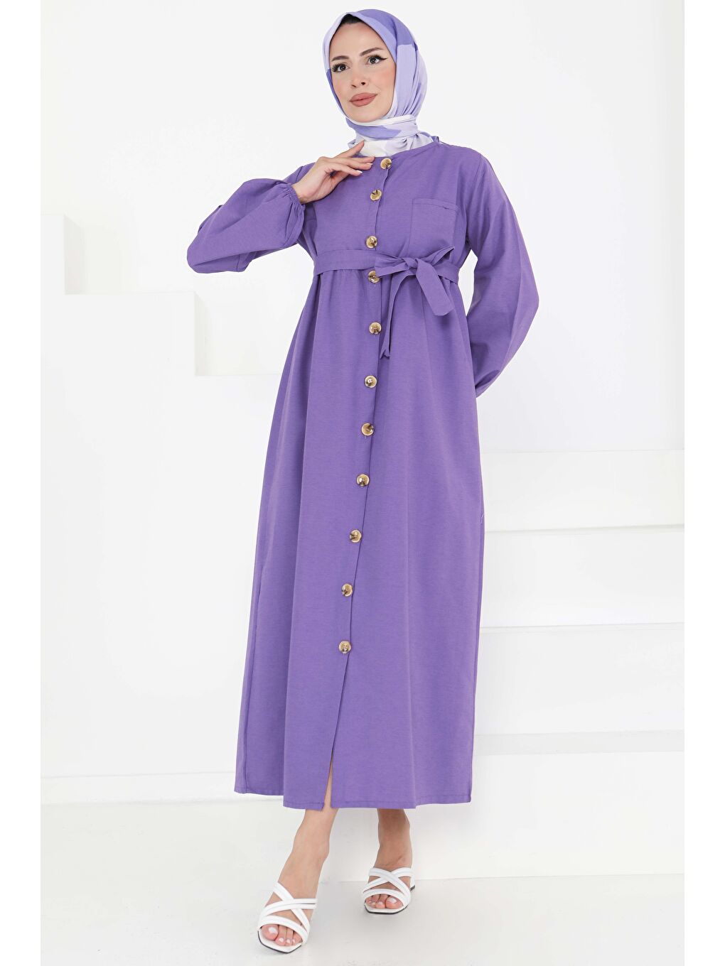 Elbise Lila - 27289-1