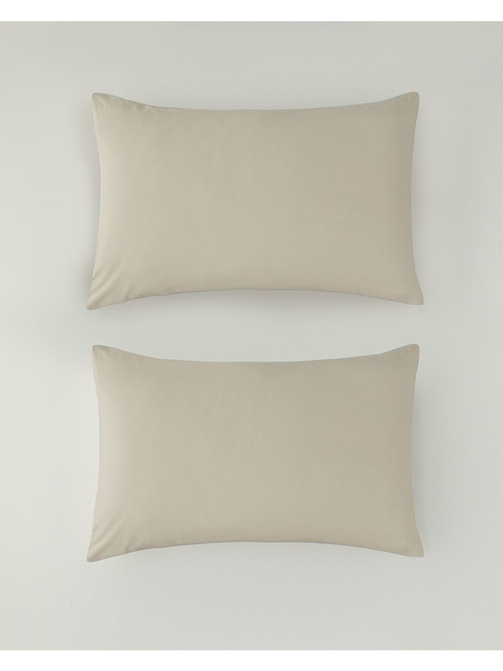 Kahverengi Pure Pamuklu 2'li Yastık Kılıfı 50x70 cm Kahve Köpüğü