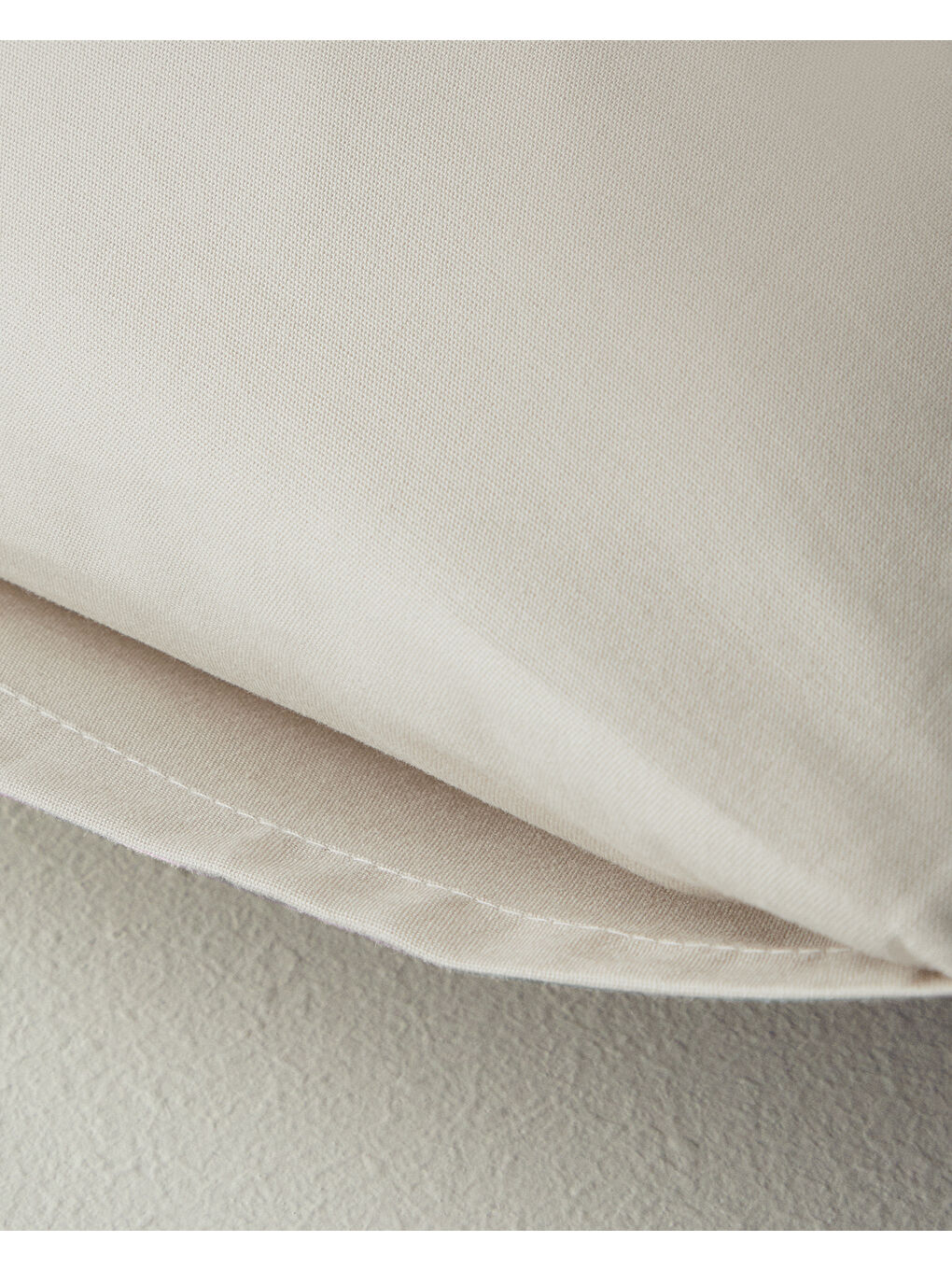 Kahverengi Pure Pamuklu 2'li Yastık Kılıfı 50x70 cm Kahve Köpüğü-1