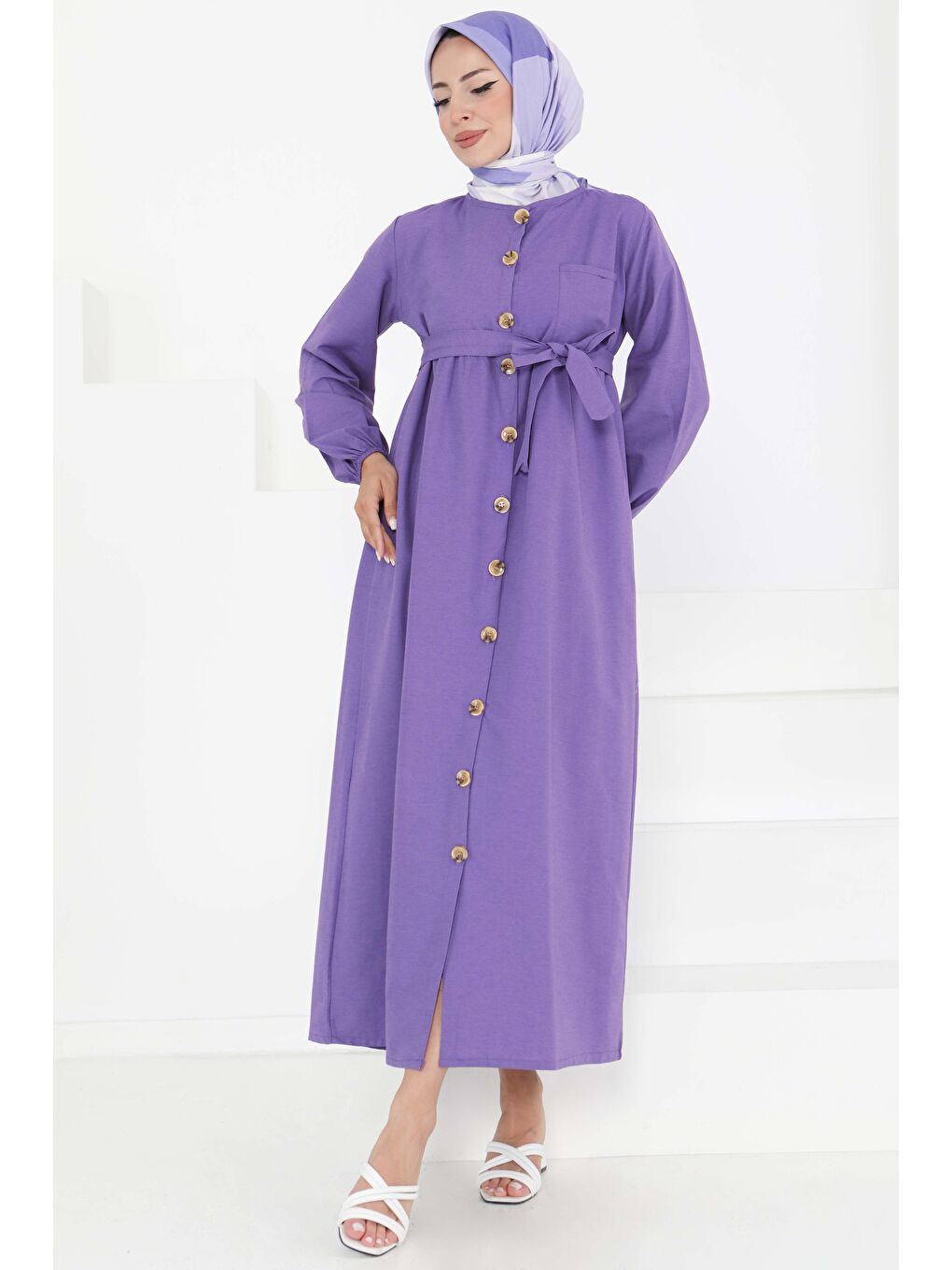 Elbise Lila - 27289-3