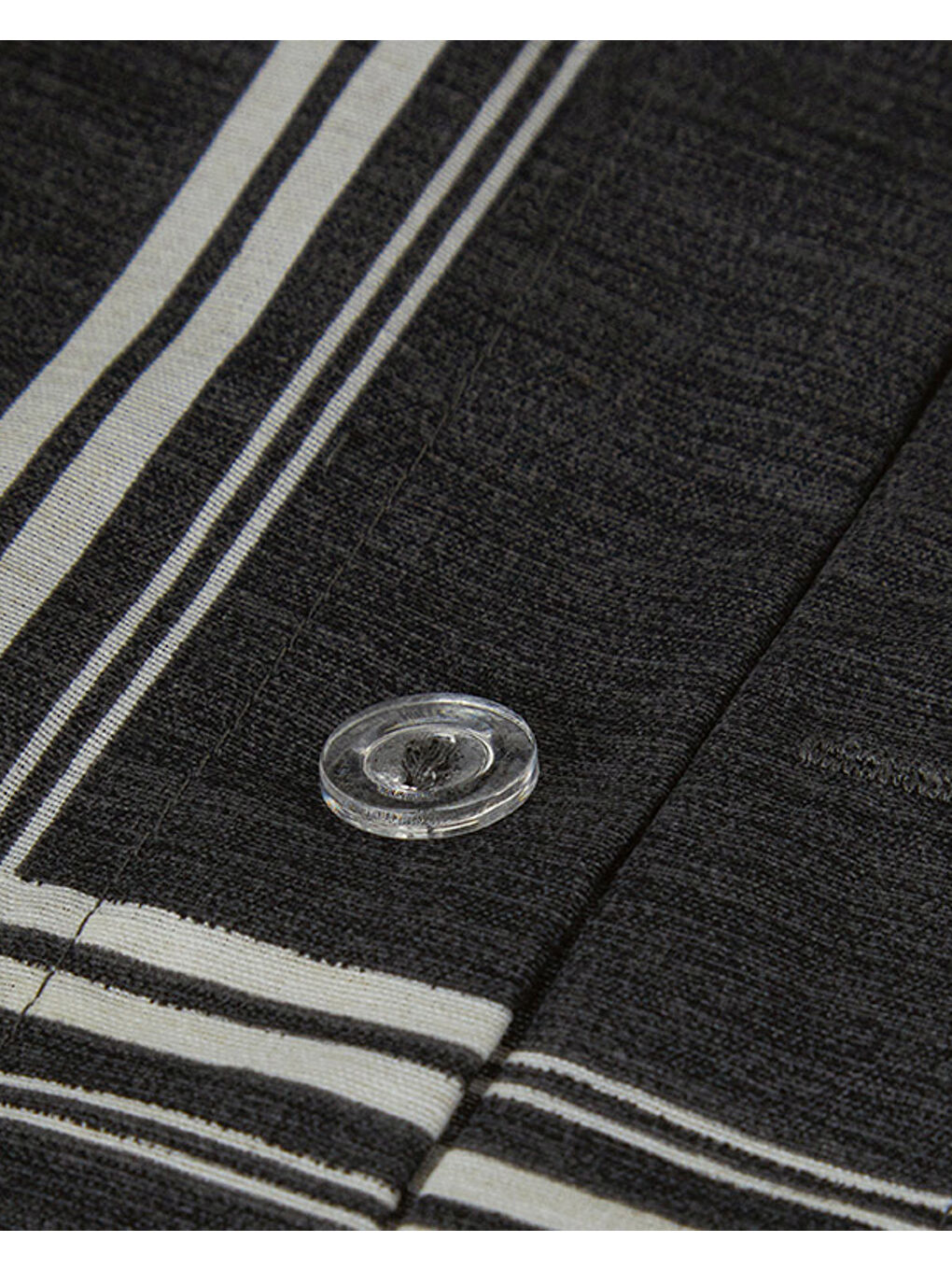 Glen Check Kolay Ütülenir Çift Kişilik Nevresim Seti Antrasit-3