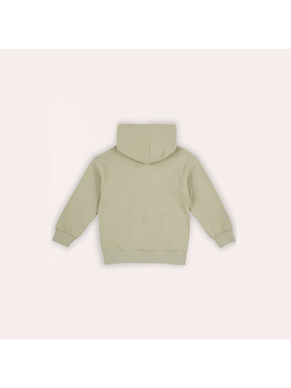 Haki Erkek Çocuk Cep Detaylı Kapüşonlu Sweatshirt-4