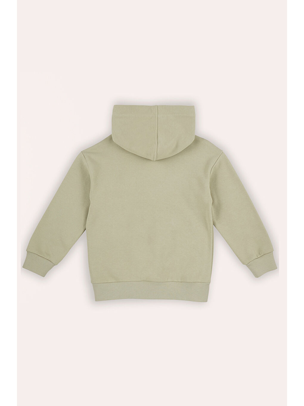Haki Erkek Çocuk Cep Detaylı Kapüşonlu Sweatshirt-5