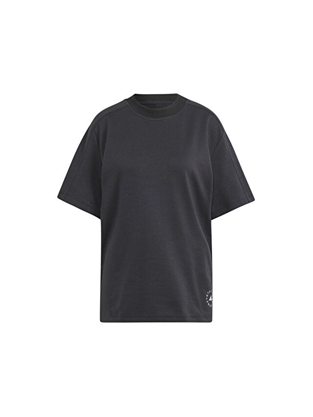Asmc Logo Tee Kadın Antrenman Tişörtü Ib6854 Siyah-3