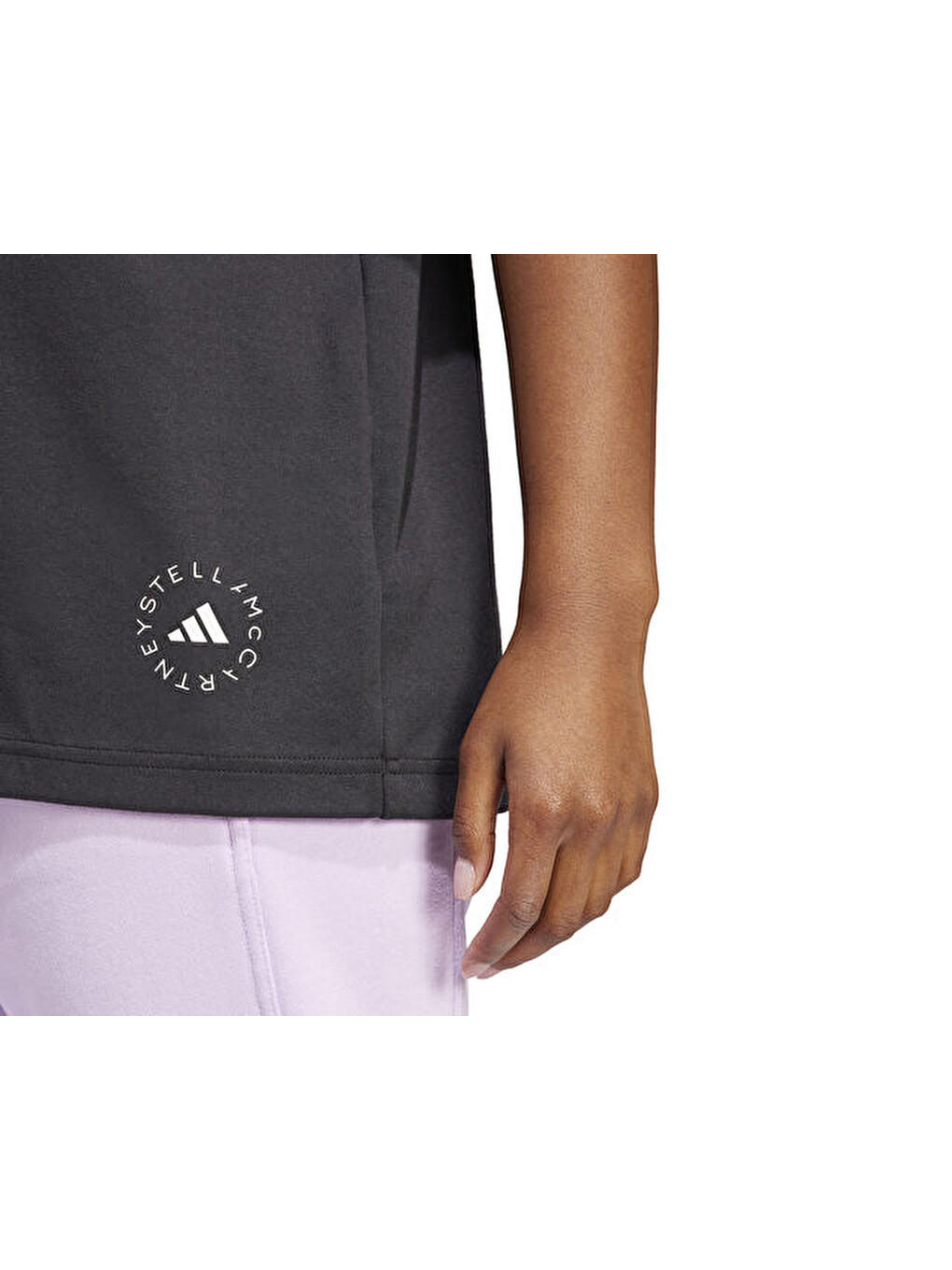 Asmc Logo Tee Kadın Antrenman Tişörtü Ib6854 Siyah-6