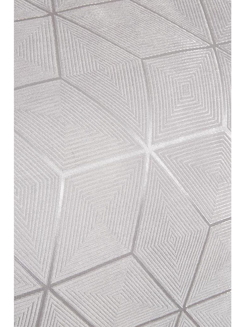 Karışık Verona 3 Parça Çift Kişilik Yatak Örtüsü Gri-6