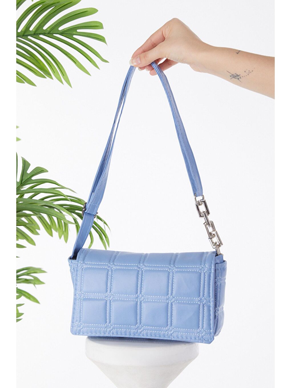 Kadın Mavi Çanta - 21803-1