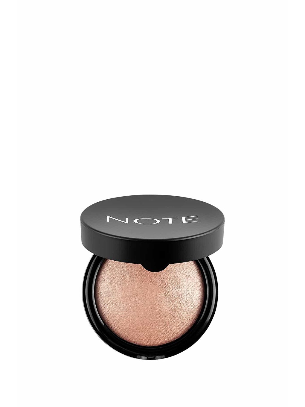 Note Cosmetique Bej Baked Powder 01 Stardust Işıltılı Bitişli Highlighter Toz Yüz Pudrası