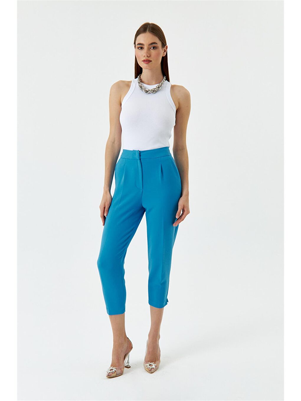 Carrot Fit Mavi Kadın Pantolon-1