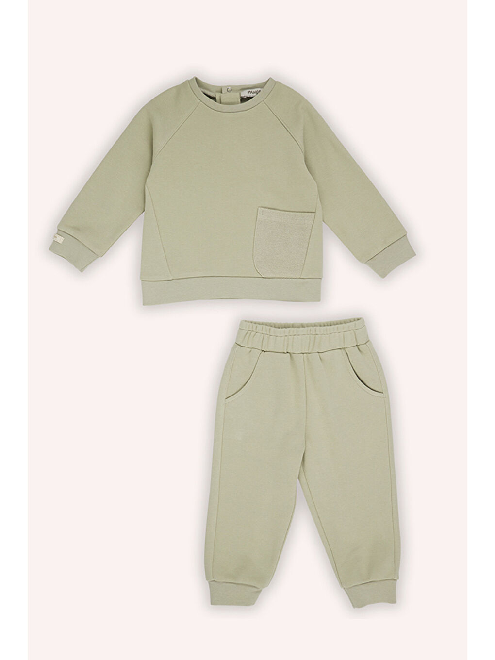 Haki Erkek Çocuk 2'li Eşofman Takımı-1
