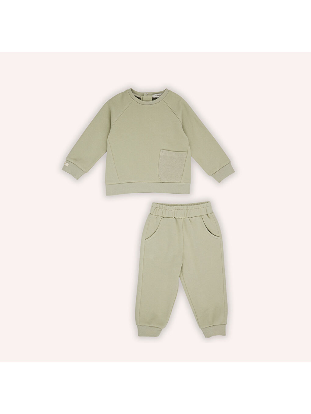 Haki Erkek Çocuk 2'li Eşofman Takımı-2