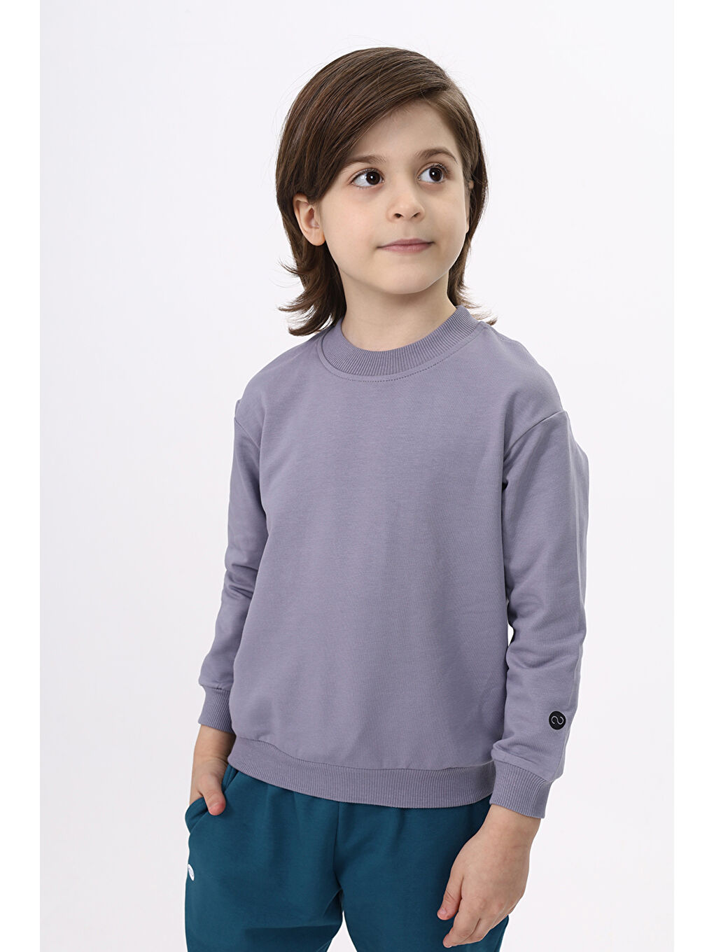 Toontoykids Gri Erkek Çocuk Baskılı Sweatshirt