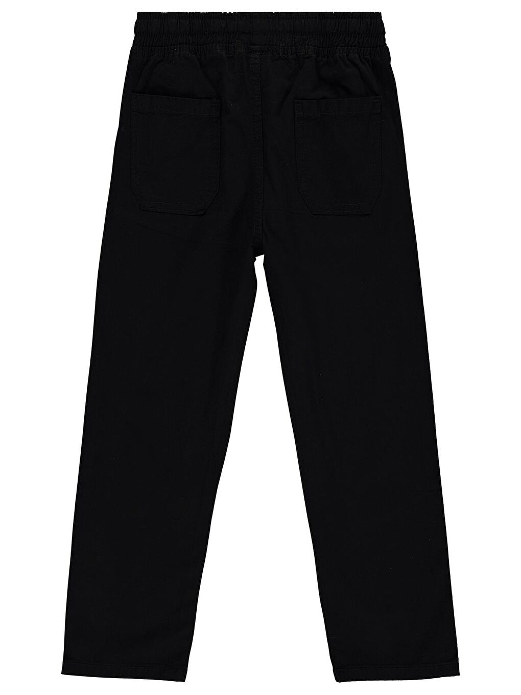 Boys Beli Lastikli 6-9 Yaş Pantolon - Siyah 6-7 Yaş