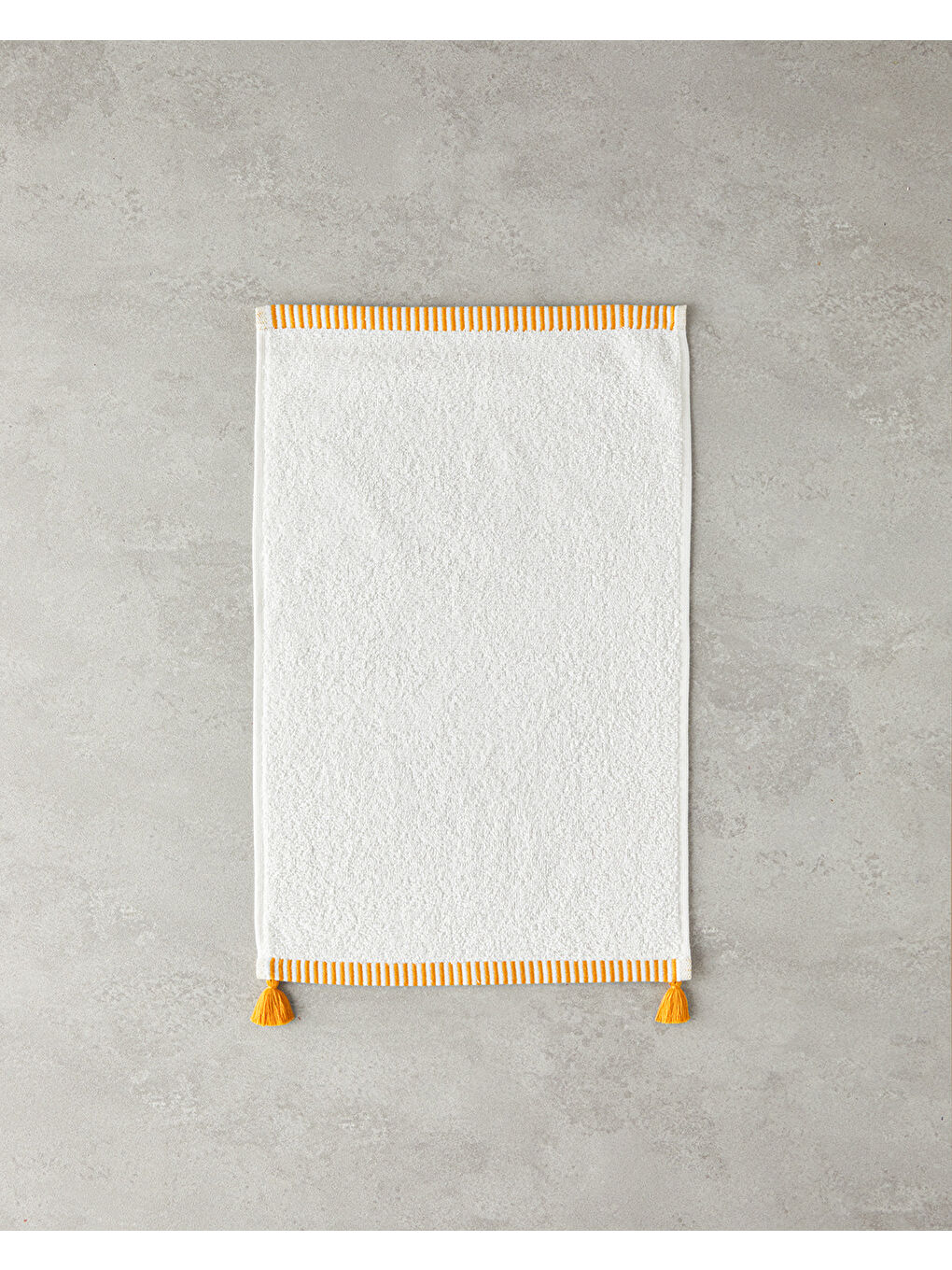 Lila Colorful Lines Pamuklu El Havlusu 30x45 cm Ekru-Sarı