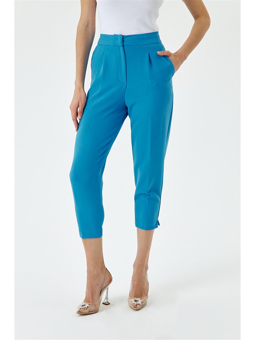 Carrot Fit Mavi Kadın Pantolon-4