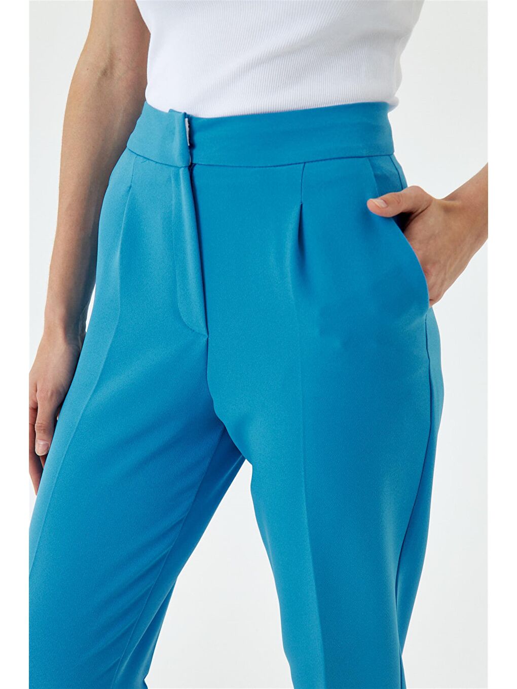 Carrot Fit Mavi Kadın Pantolon-6