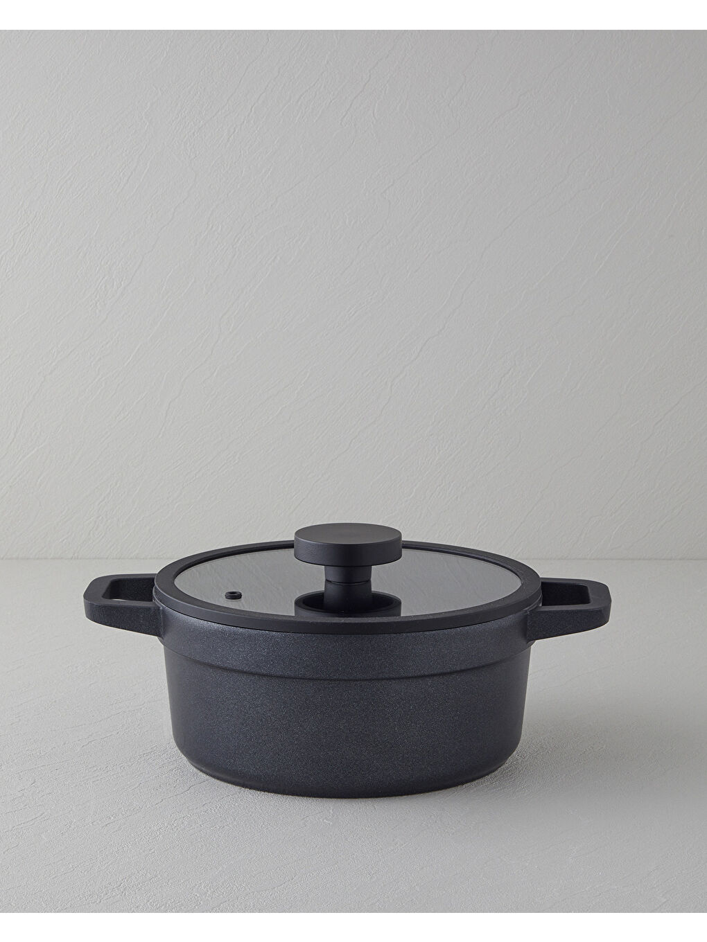 English Home Prime Gusto Döküm Derin Tencere 24 cm Siyah