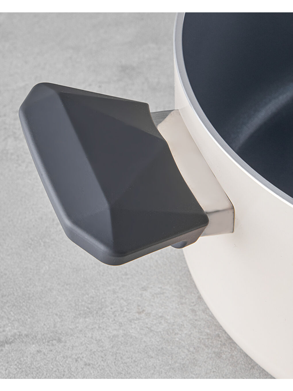 Ekru Prego CeraWell Tencere 24 cm Krem-2