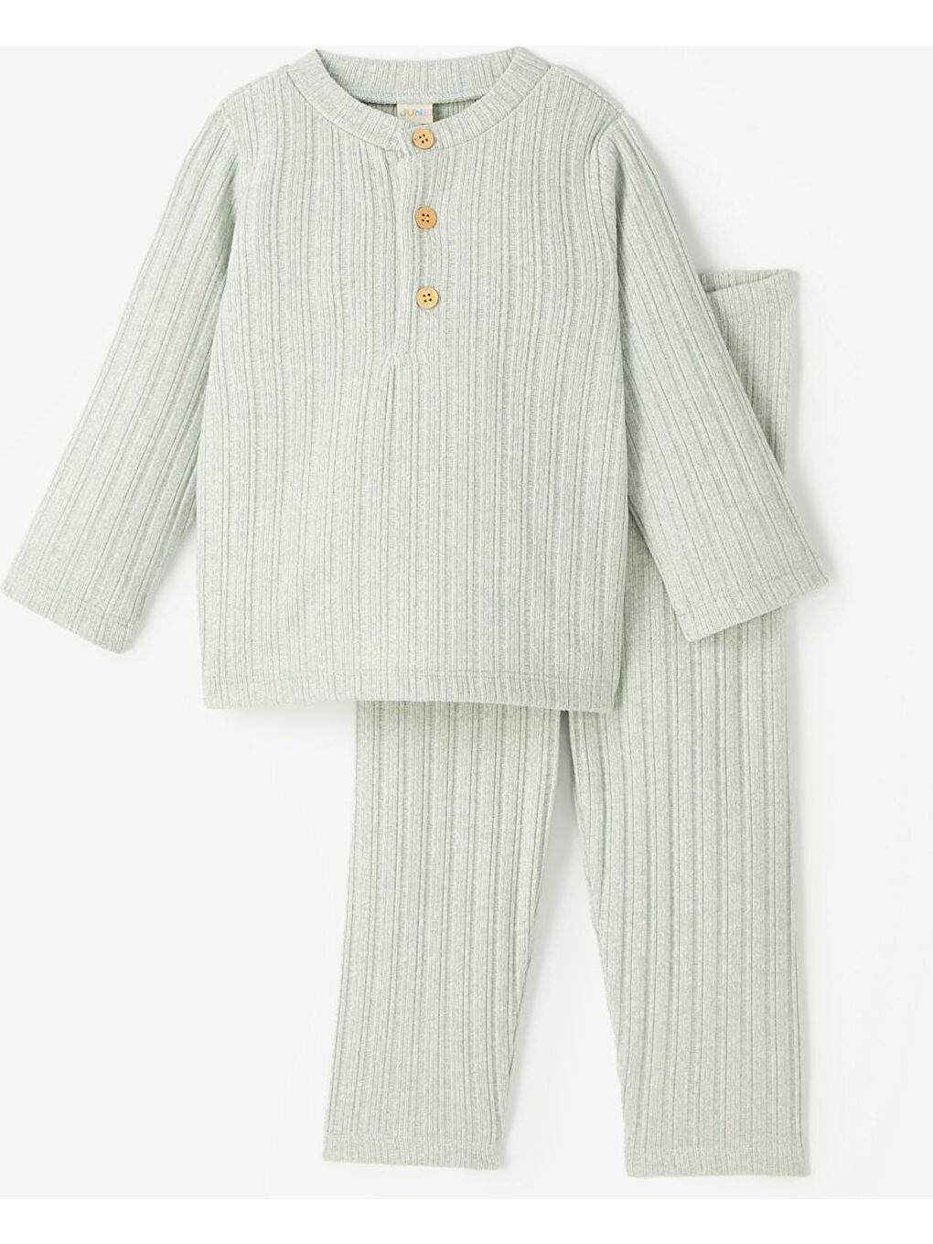 Yeşil Erkek Bebek Kışlık Pijama Takım
