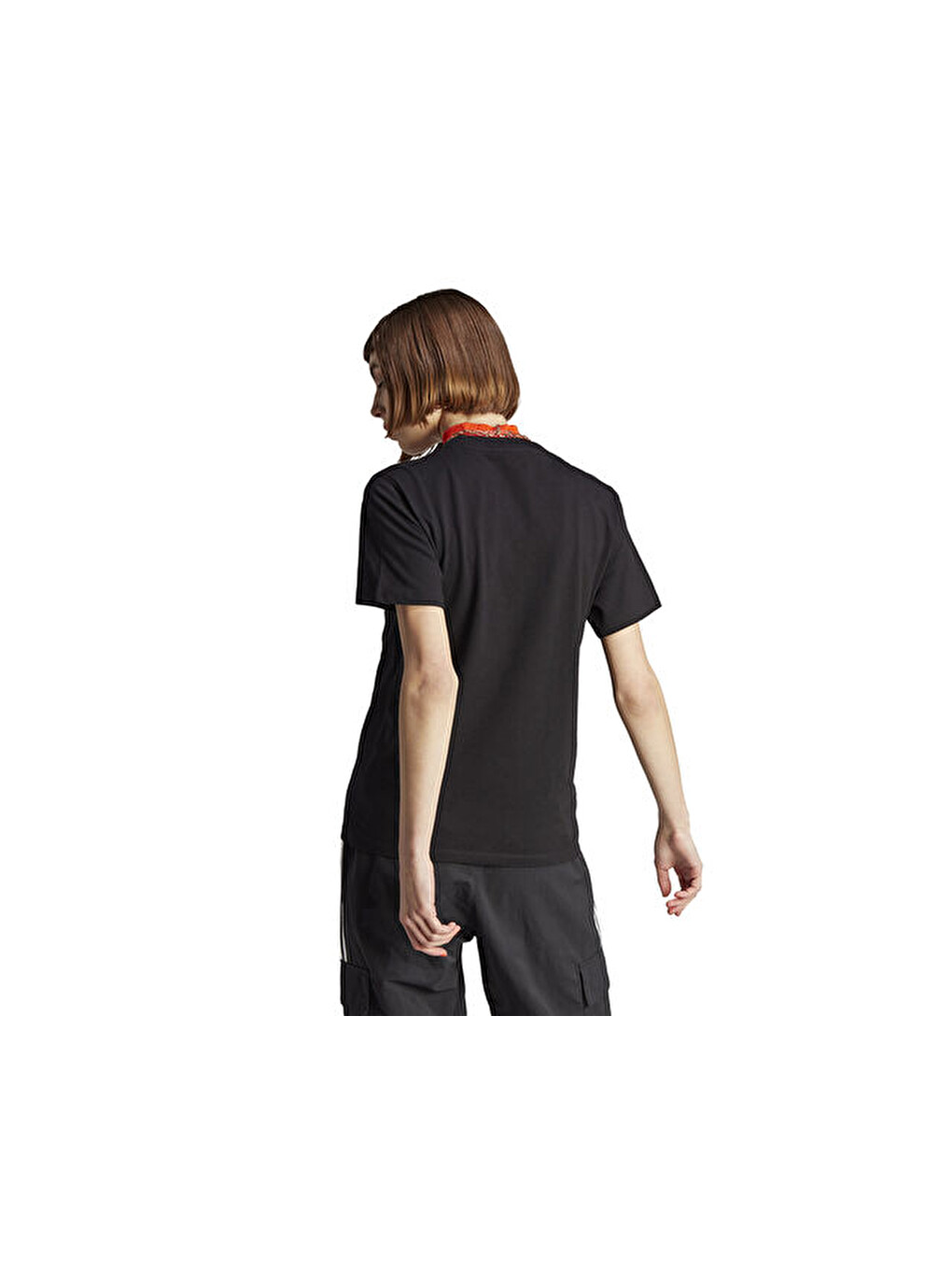 Trefoil Tee Kadın Günlük Tişört Ik4035 Siyah-1