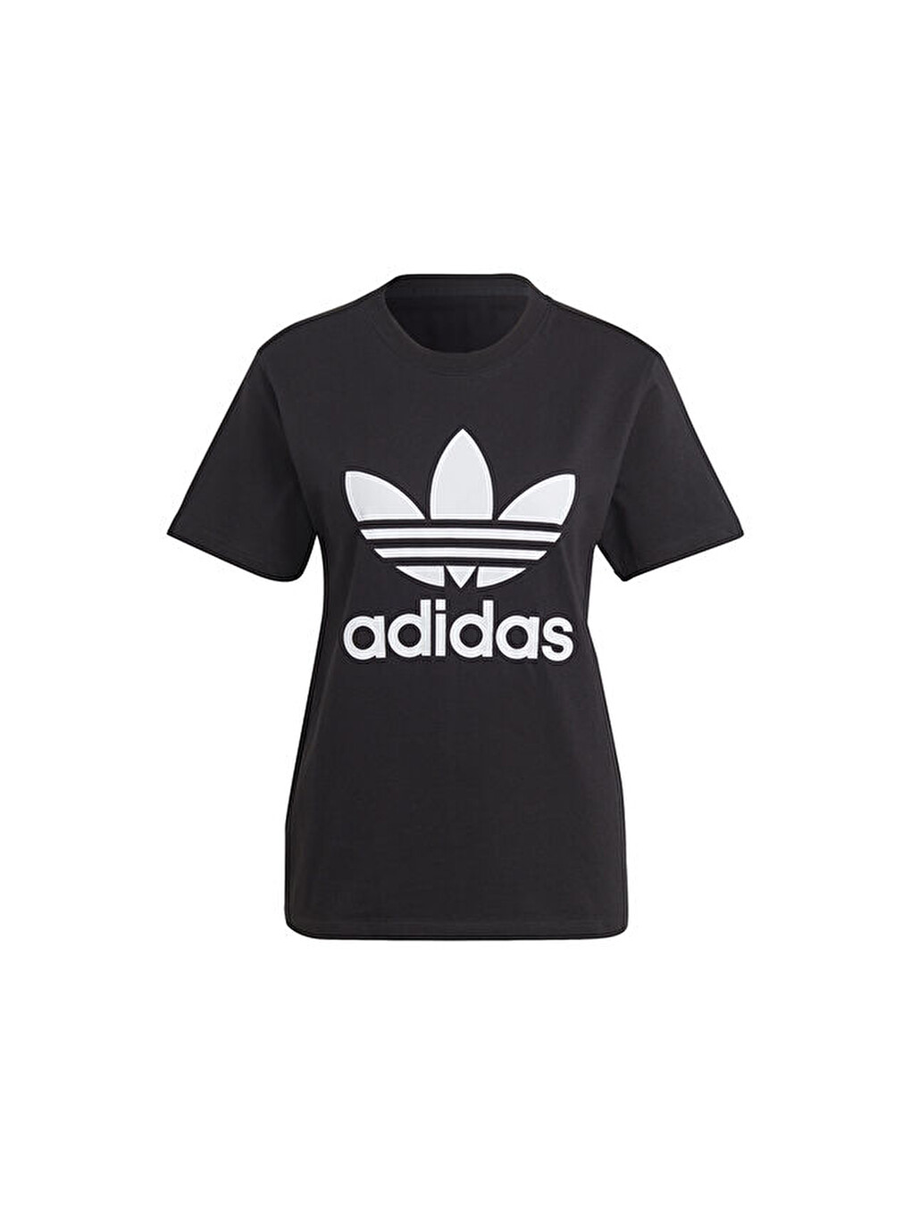Trefoil Tee Kadın Günlük Tişört Ik4035 Siyah-3