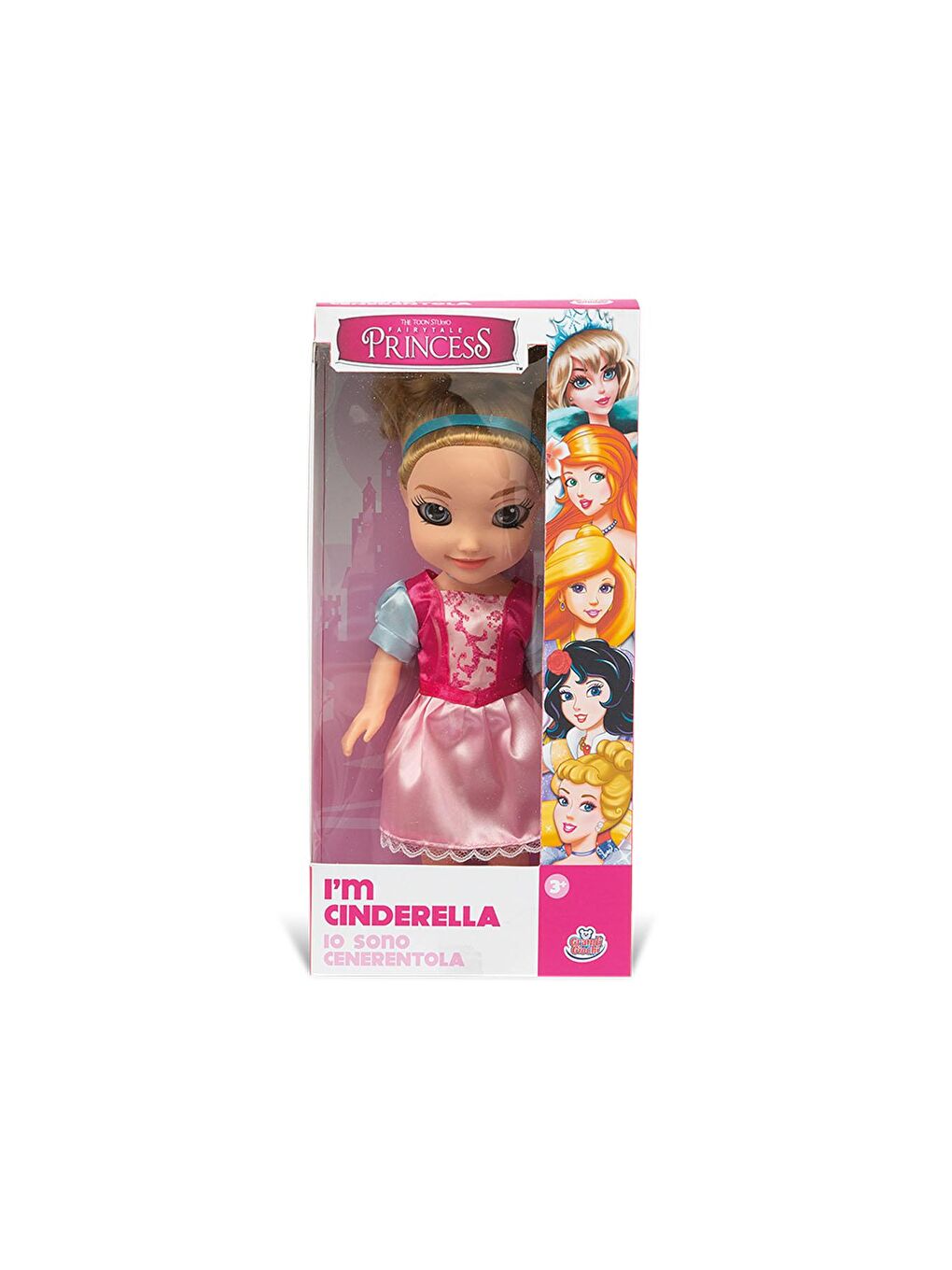 DISNEY Beyaz-Renklibaskı Prenses Bebek Sindirella 25Cm-GG03010 - 1