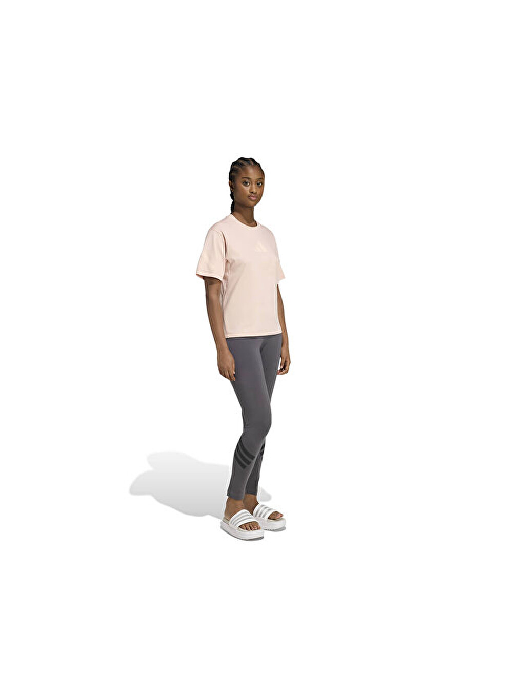 W Z.n.e. Tee Kadın Günlük Tişört Kc7721 Pembe-4