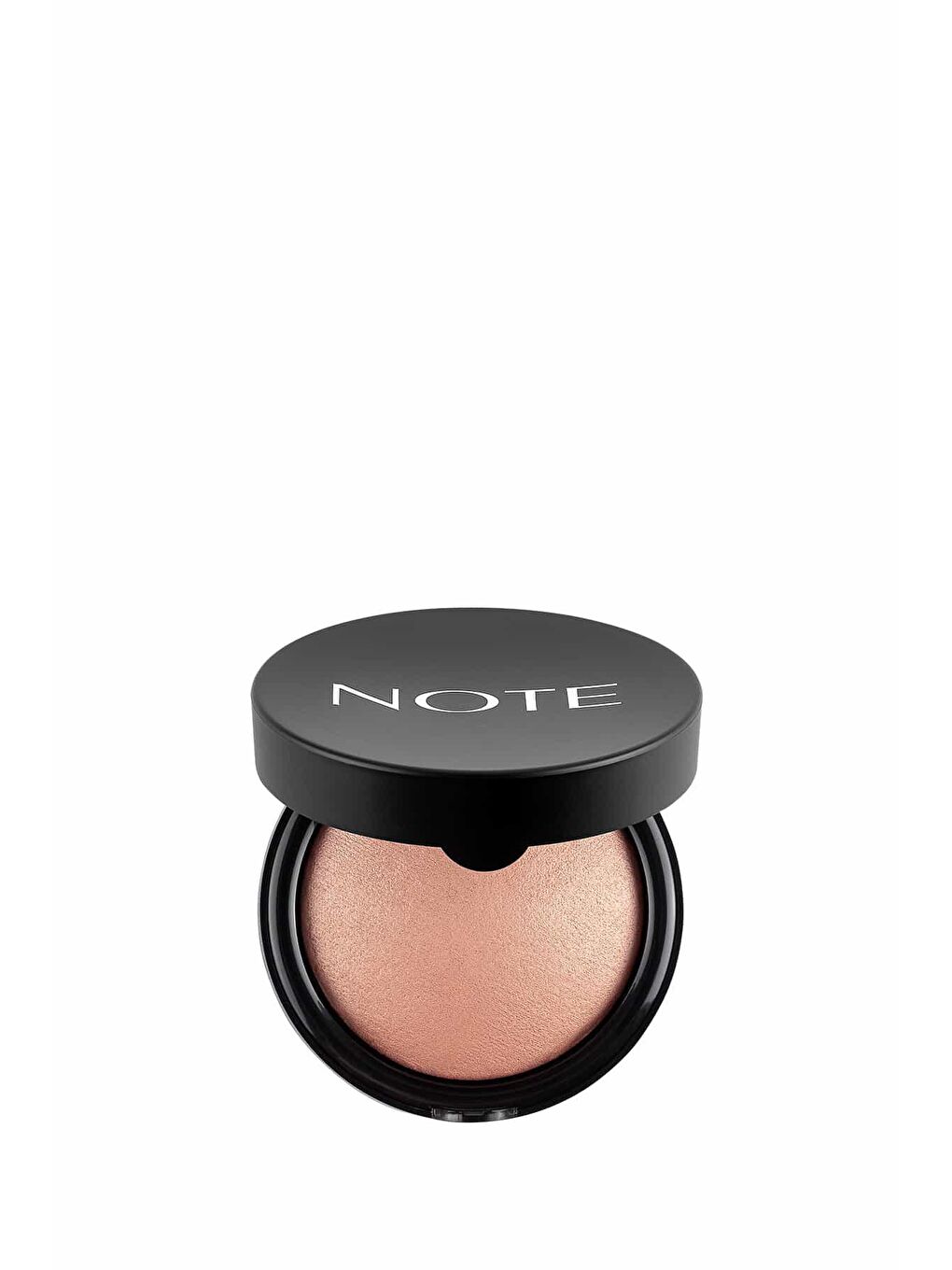 Note Cosmetique Bej Baked Powder 02 Honey Warm Işıltılı Bitişli Highlighter Toz Yüz Pudrası