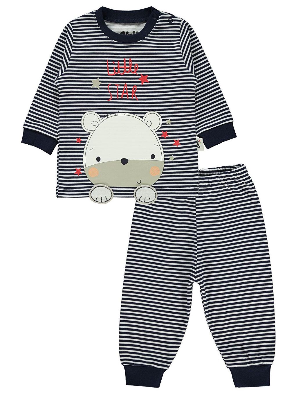 Baby Bebek Pijama Takımı 3-18 Ay Lacivert