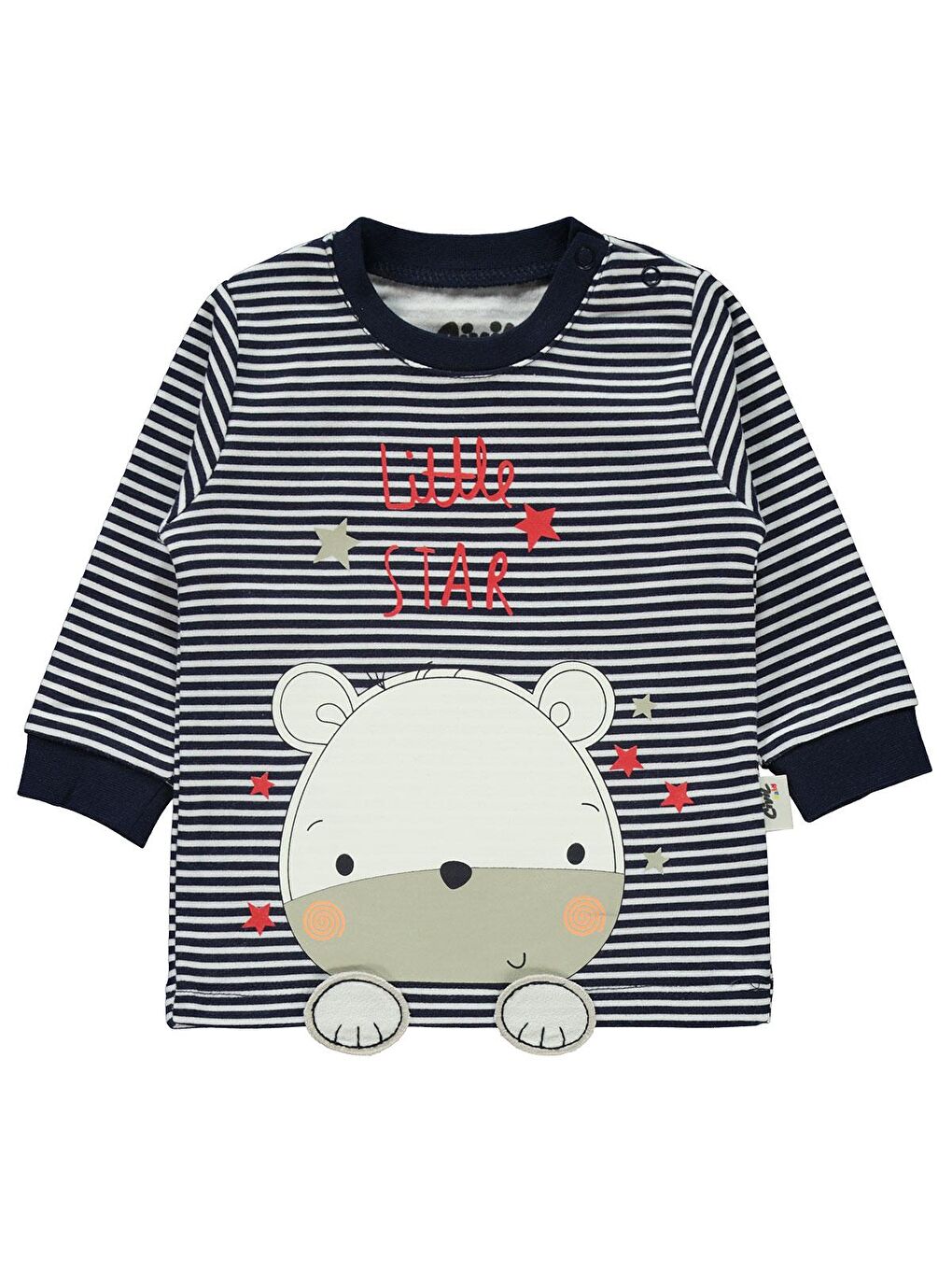 Baby Bebek Pijama Takımı 3-18 Ay Lacivert-1