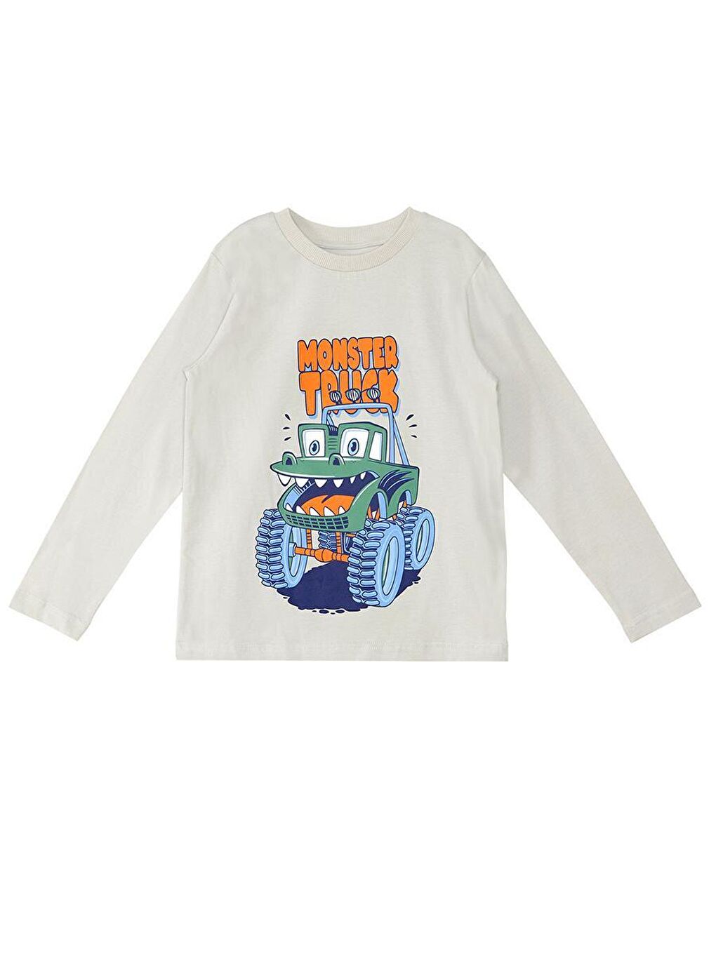 Denokids Gri Kamyon Erkek Çocuk T-shirt Eşofman Altı Takım - 4