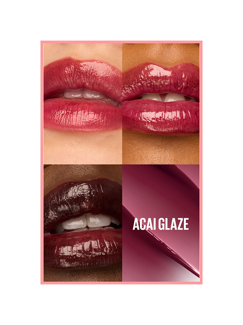 Lifter Glaze Shea Yağı ve Hyalüronik Asit içeren Renkli Dudak Balmı - 08 Acai Gl-1