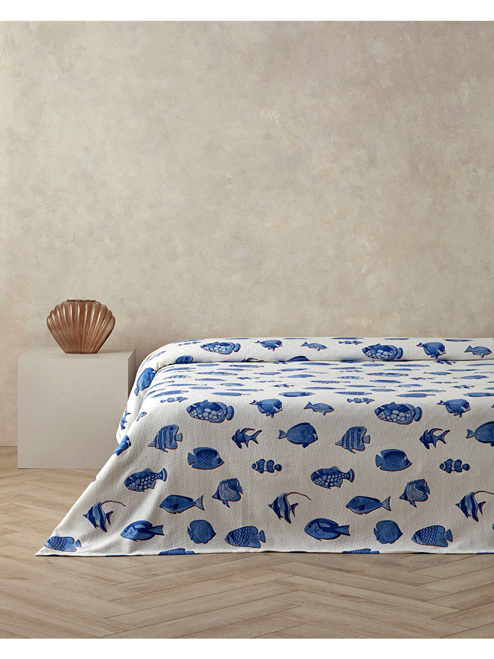 Nautical Depths Çift Kişilik Pike Mavi